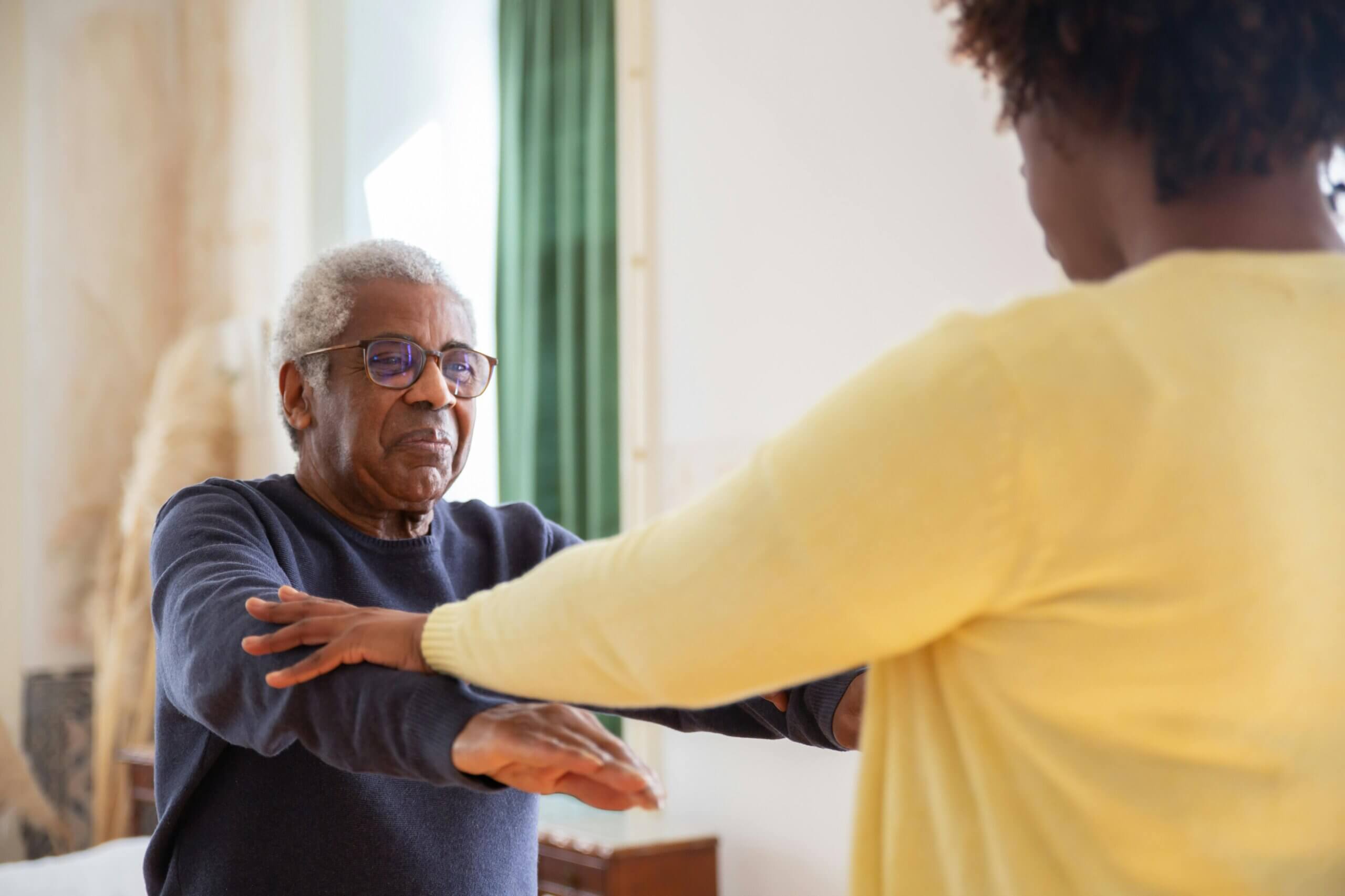 Senior Citizen having check up using the affordable insurance option he buy from B&A benefit solutions