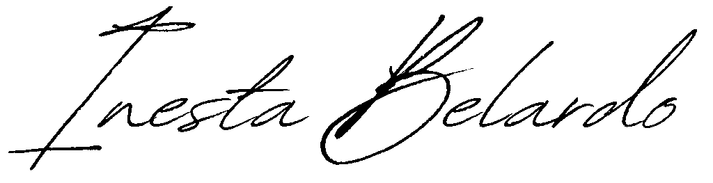 Signature of Inesta Belardo