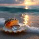 A ring in a sea shell that is covered by inland marine insurance
