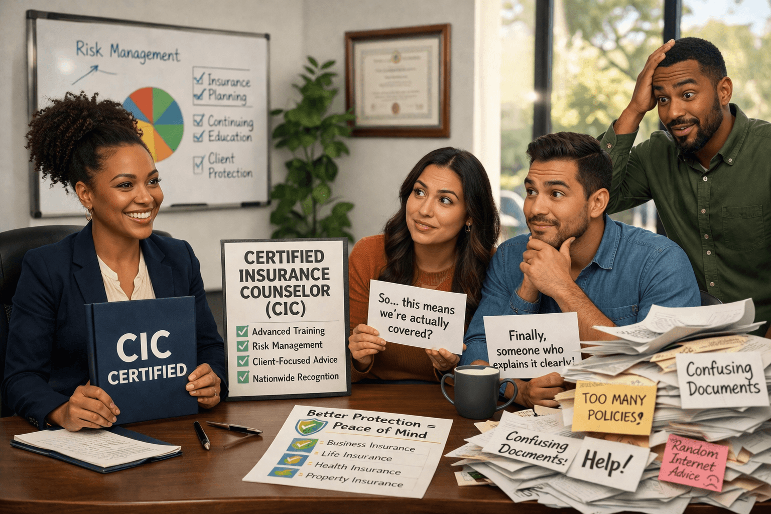 A Certified Insurance Counselor helping people